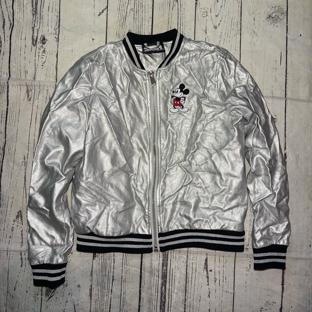 Disney Silver Mickey Mouse Kids Jacket